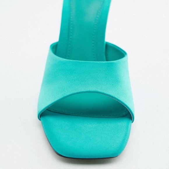 Zara Shoes Nwt Zara Tiffany Heeled Methacrylate Sandals Poshmark